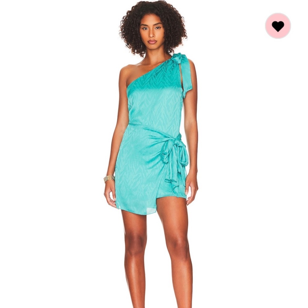 Lovers & Friends Teal Blue Campbell Mini Dress